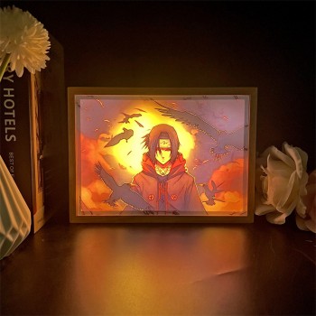 One Piece Naruto Conan acrylic 3 Color Lamp Lampe Nightlight