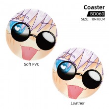 Jujutsu Kaisen anime soft pvc coaster coffee cup mats pad