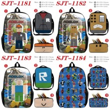 ROBLOX game nylon backpack bag shoulder pencil case