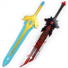 Genshin Impact game cosplay weapon knife wood sword 104CM