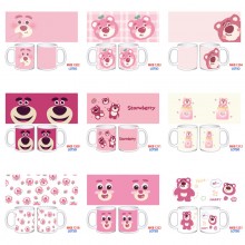 Lotso strawberry bear anime mug cups(price for 5pcs)