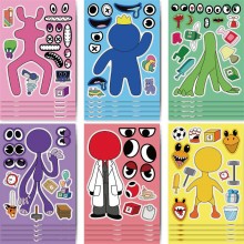 Rainbow Friends anime stickers set(12pcs a set)