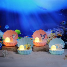 Sanrio Melody kitty Cinnamoroll Kuromi anime shell night light lamp