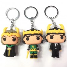 Loki figure doll key chains