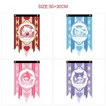 Melody kitty Cinnamoroll Kuromi anime flags 30*50CM