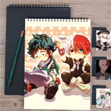 My Hero Academia Sketchbook for Drawing Notebooks A4 Coloring Books