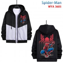 Spider-Man zipper cotton long sleeve hoodies cloth