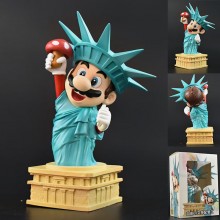 Super Mario COS Statue of Liberty goddess anime figure