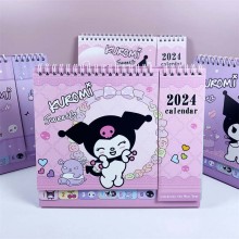 Sanrio Melody kitty Cinnamoroll Kuromi anime 2024 year desk calendars(8pcs a set)