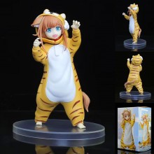 My cat is a lovely girl Kinako tiger cloth anime figure