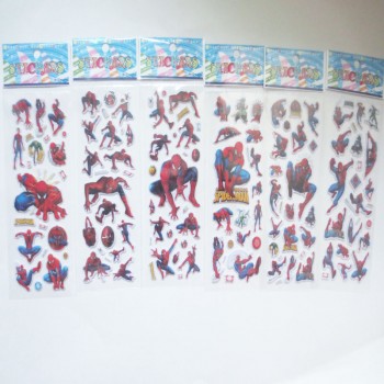 Spider-Man anime 3D stickers(price for 10pcs mixed)