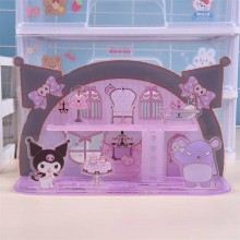 Sanrio Melody kitty Cinnamoroll Kuromi DIY acrylic small house