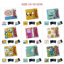 Adventure Time anime snap wallet buckle purse