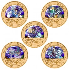 Yu Gi Oh Duel Monsters Commemorative Coin Collect Badge Lucky Coin Decision Coin