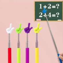 Finger Reading Guide Preschool Teaching Tools Retractable Sticks Pointer(10pcs mixed)