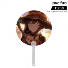 Kono subarashi sekai ni shukufuku wo anime PVC fan circular fans