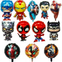 Super Hero Iron Siper Super Man anime balloon airballoons(price for 50pcs)