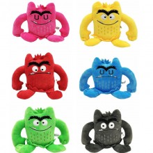 6inches The color monster anime plush doll 15CM