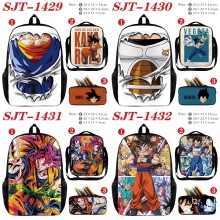 Dragon Ball anime nylon backpack bag shoulder pencil case