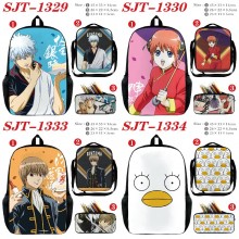Gintama anime nylon backpack bag shoulder pencil c...