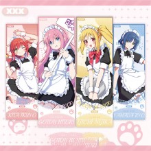 Bocchi The Rock anime laser gliter two-sided bookmarks cards 21*7cm