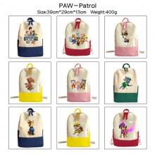 PAW Patrol anime canvas backpack bag