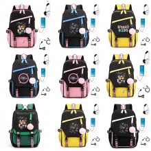 Stray kids star USB backpack bag
