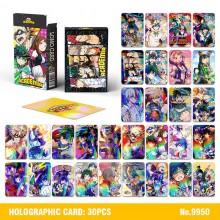 My Hero Academia anime two-sided laser holographic...