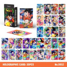 Dragon Ball anime two-sided laser holographic cards