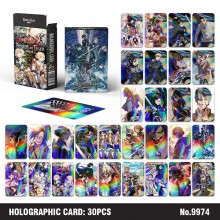 Attack on Titan anime two-sided laser holographic cards