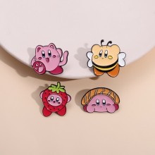 Kirby anime alloy brooch pins