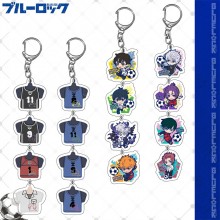 Blue Lock anime two-sided acrylic key chains