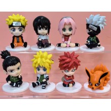 Naruto anime figures set(8pcs a set)(OPP bag)