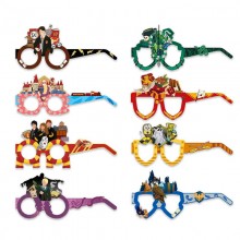 Harry Potter cosplay paper glasses set(8pcs a set)