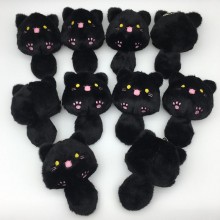 5.5inches the cute black cat anime plush dolls set...