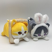 8.8inches Toast Cat anime plush dolls set(2pcs a s...