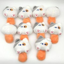 6inches Neko Atsume cat anime plush dolls set(10pc...