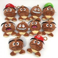 4inches Super Mario Mushroom plush dolls set(10pcs...