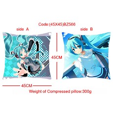 Hatsune miku double sides pillow