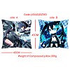 Black rock shooter double sides pillow