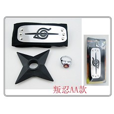 Naruto headband+weapon