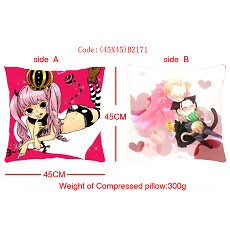 One piece double sides pillow