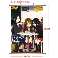 K-ON wallscroll