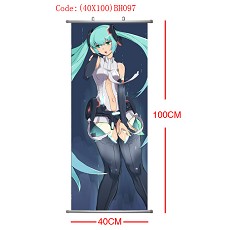 Hatsune Miku wallscroll(40x100CM)