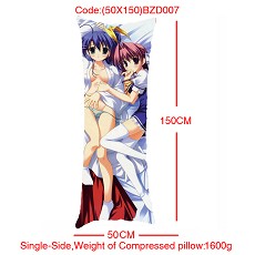 Anime MOERU girl single side pillow(50x150CM)