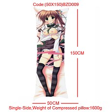 Anime MOERU girl single side pillow(50x150CM)