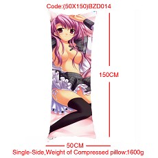 Anime MOERU girl single side pillow(50x150CM)