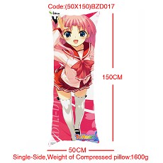 Anime MOERU girl single side pillow(50x150CM)