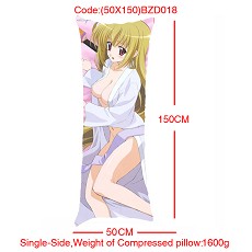 Anime MOERU girl single side pillow(50x150CM)