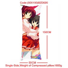 Anime MOERU girl single side pillow(50x150CM)